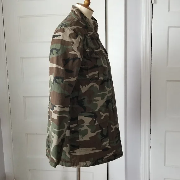 Charlotte Russe Camo Utility Jacket, Size S - Picture 9 of 14